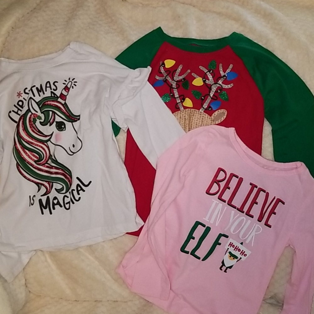 HO HO HO! Lot of 3 Christmas shirts
